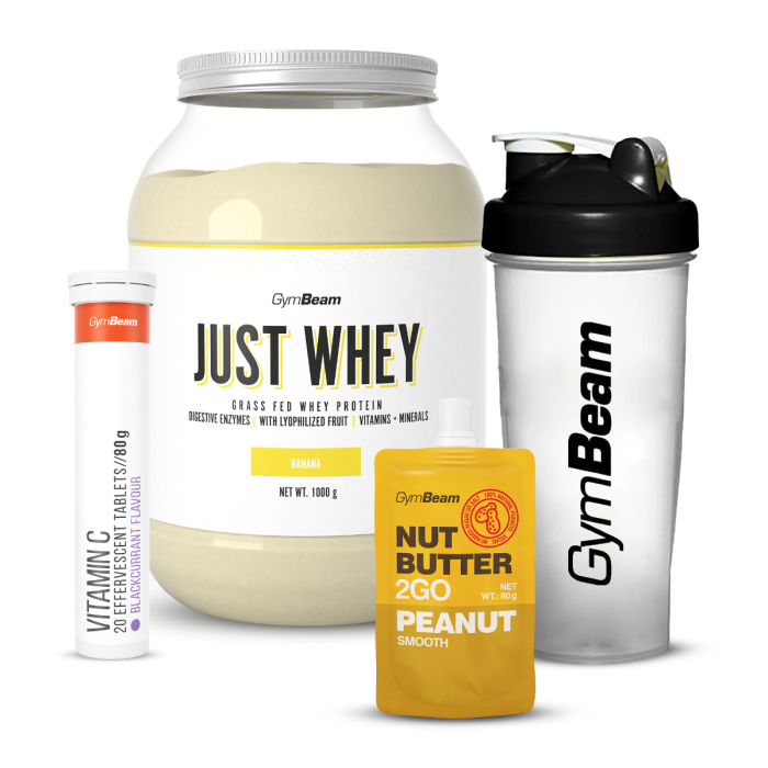 Just Whey Grass-Fed Πρωτεΐνη  – GymBeam 1000 g - Μιλκσεικ Σοκολάτας  - 00