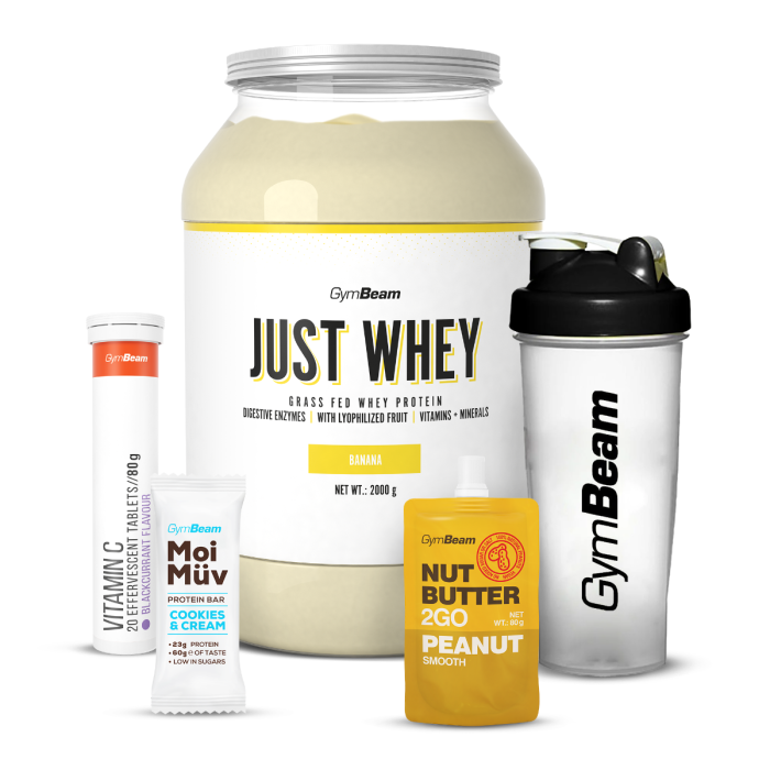 Just Whey Grass-Fed Πρωτεΐνη  – GymBeam 1000 g - Μιλκσεικ Σοκολάτας  - 00