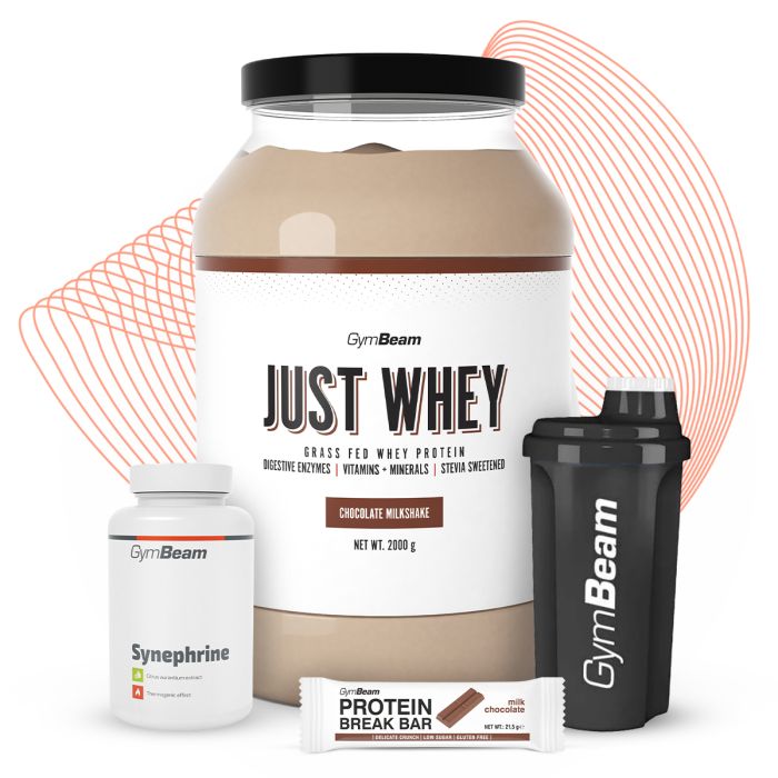 Just Whey Grass-Fed Πρωτεΐνη  – GymBeam 1000 g - Μιλκσεικ Σοκολάτας  - 00
