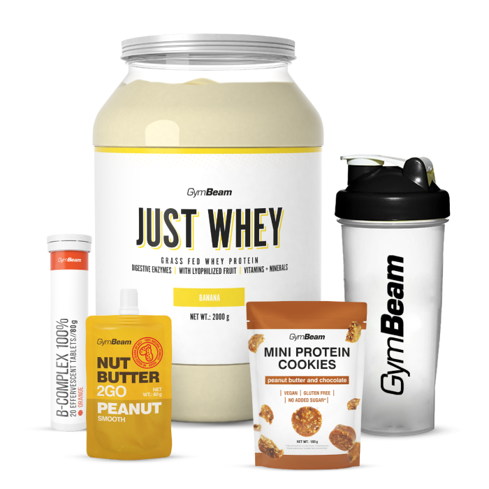 Just Whey Grass-Fed Πρωτεΐνη  – GymBeam 1000 g - Μιλκσεικ Σοκολάτας  - 00