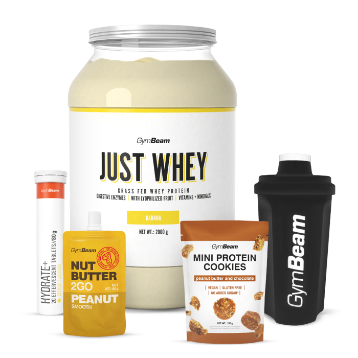 Just Whey Grass-Fed Πρωτεΐνη  – GymBeam 1000 g - Μιλκσεικ Σοκολάτας  - 00