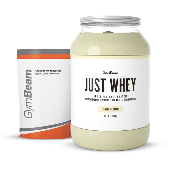 Just Whey Grass-Fed Πρωτεΐνη  – GymBeam 1000 g - Μιλκσεικ Σοκολάτας  - 00