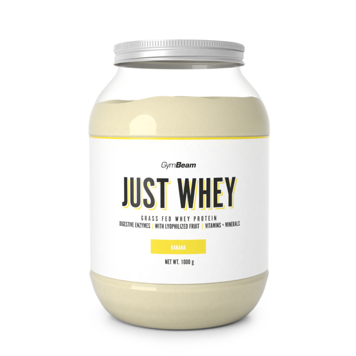Just Whey Grass-Fed Πρωτεΐνη  – GymBeam 1000 g - Μπανάνα - 00