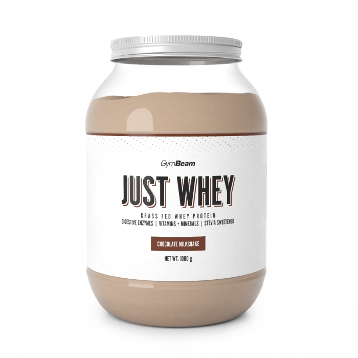 Just Whey Grass-Fed Πρωτεΐνη  – GymBeam 1000 g - Μιλκσεικ Σοκολάτας  - 00