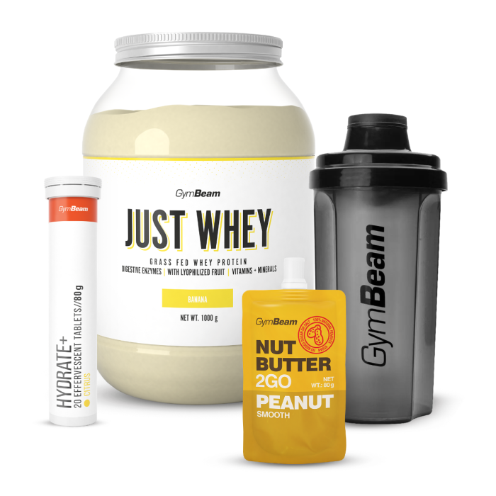 Just Whey Grass-Fed Πρωτεΐνη  – GymBeam 1000 g - Μιλκσεικ Σοκολάτας  - 00