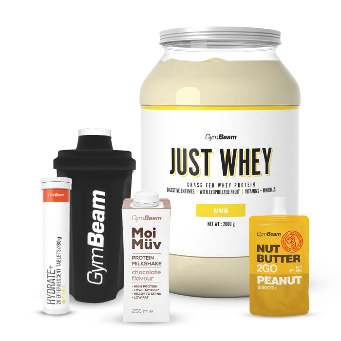 Just Whey Grass-Fed Πρωτεΐνη  – GymBeam 1000 g - Μιλκσεικ Σοκολάτας  - 00