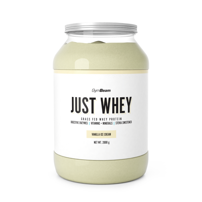 Just Whey Grass-Fed Πρωτεΐνη  – GymBeam 1000 g - Μιλκσεικ Σοκολάτας  - 00