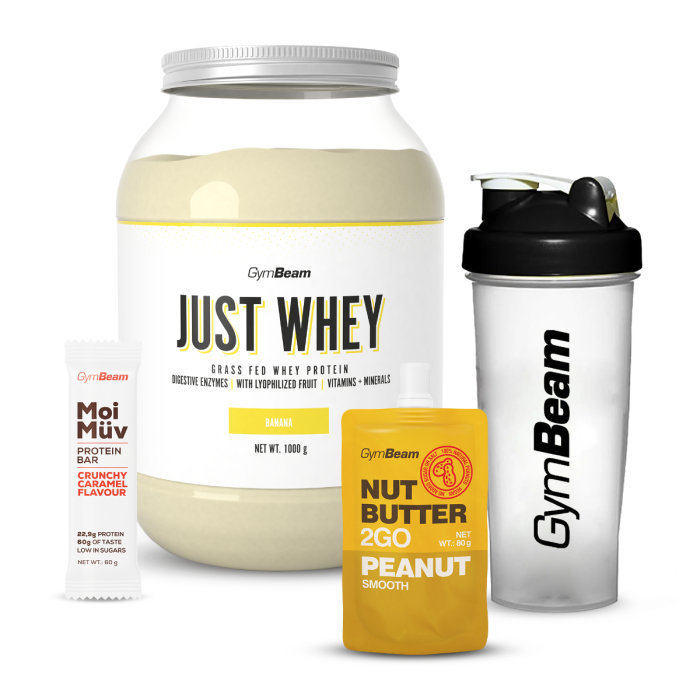 Just Whey Grass-Fed Πρωτεΐνη  – GymBeam 1000 g - Μιλκσεικ Σοκολάτας  - 00