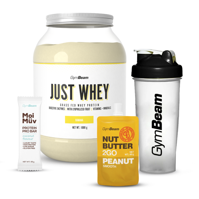 Just Whey Grass-Fed Πρωτεΐνη  – GymBeam 1000 g - Μιλκσεικ Σοκολάτας  - 00