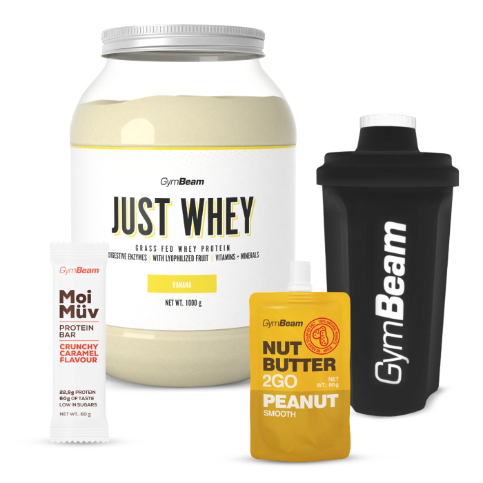 Just Whey Grass-Fed Πρωτεΐνη  – GymBeam 1000 g - Μιλκσεικ Σοκολάτας  - 00