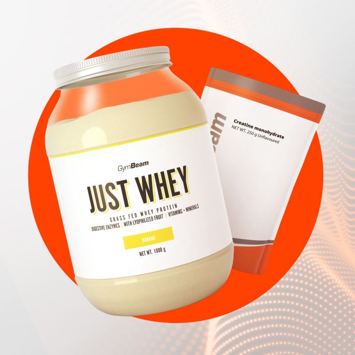 Just Whey Grass-Fed Πρωτεΐνη  – GymBeam 1000 g - Μιλκσεικ Σοκολάτας  - 00