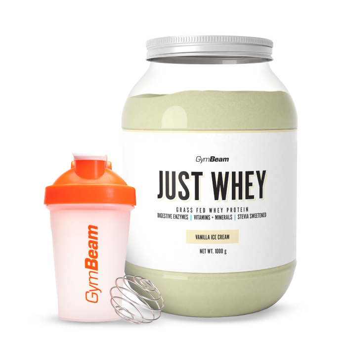 Just Whey Grass-Fed Πρωτεΐνη  – GymBeam 1000 g - Μιλκσεικ Σοκολάτας  - 00
