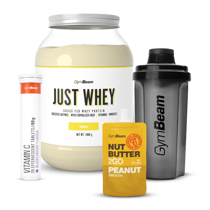 Just Whey Grass-Fed Πρωτεΐνη  – GymBeam 1000 g - Μιλκσεικ Σοκολάτας  - 00