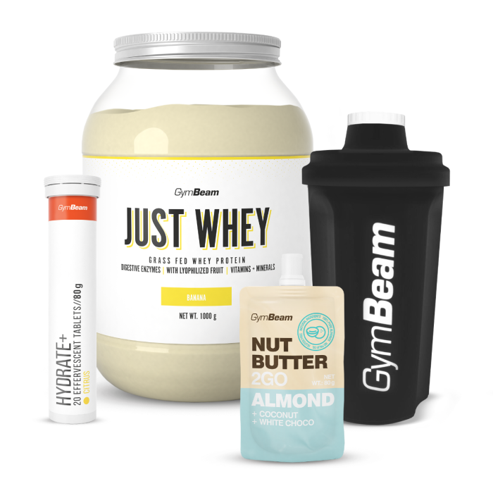 Just Whey Grass-Fed Πρωτεΐνη  – GymBeam 1000 g - Μιλκσεικ Σοκολάτας  - 00