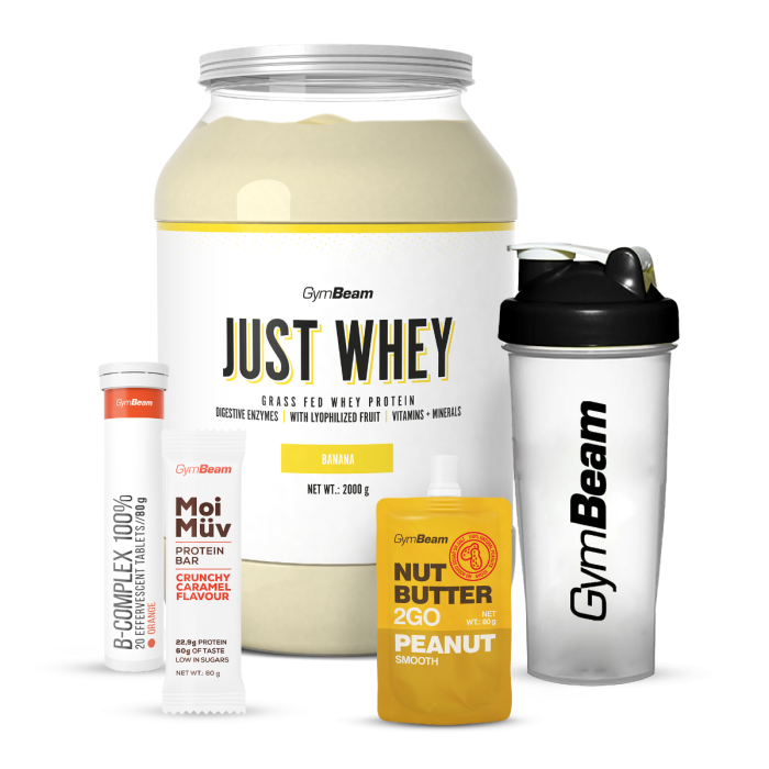 Just Whey Grass-Fed Πρωτεΐνη  – GymBeam 1000 g - Μιλκσεικ Σοκολάτας  - 00