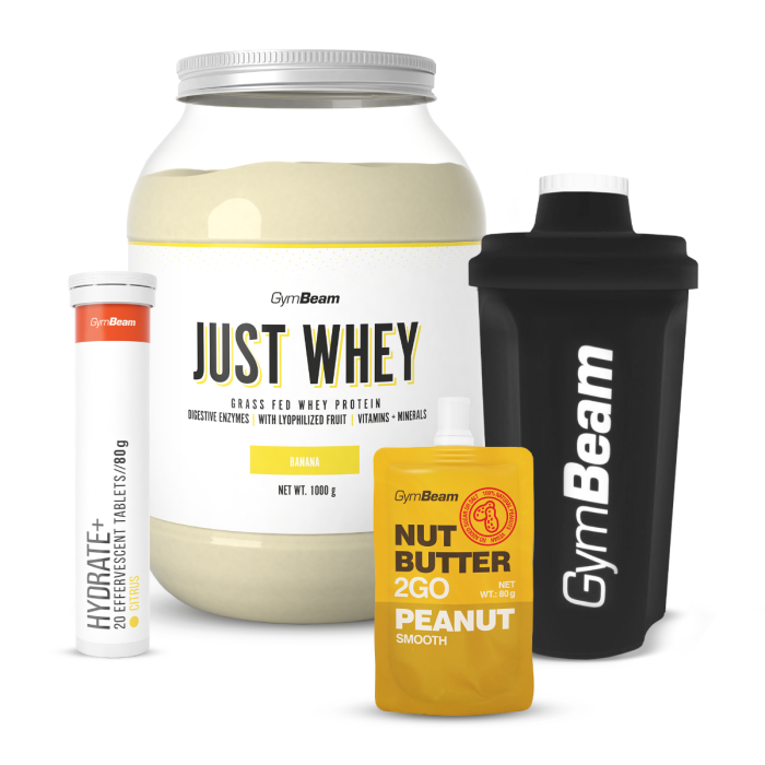 Just Whey Grass-Fed Πρωτεΐνη  – GymBeam 1000 g - Μιλκσεικ Σοκολάτας  - 00