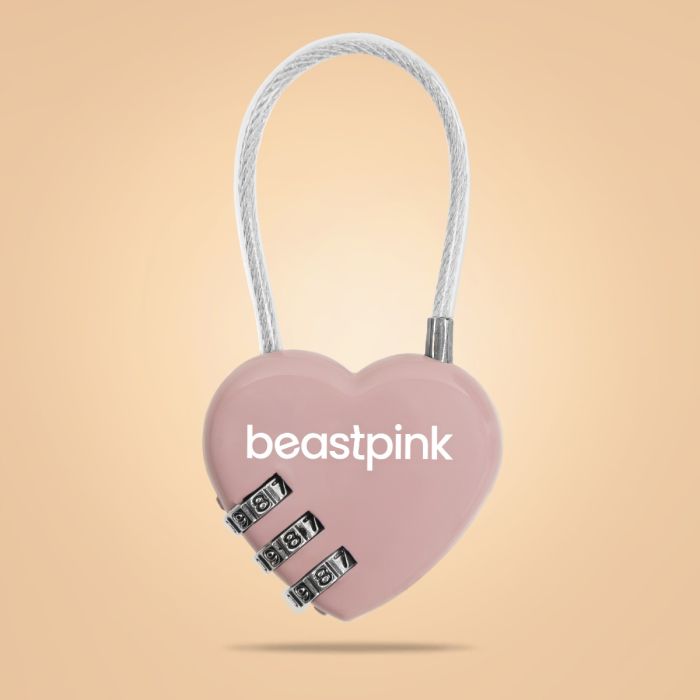 Λουκέτο σε σχήμα Καρδιάς - BeastPink