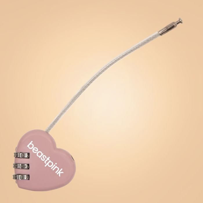 Λουκέτο σε σχήμα Καρδιάς - BeastPink single_variant