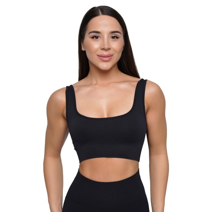 Lift Seamless Sports Bra Black - GymBeam S