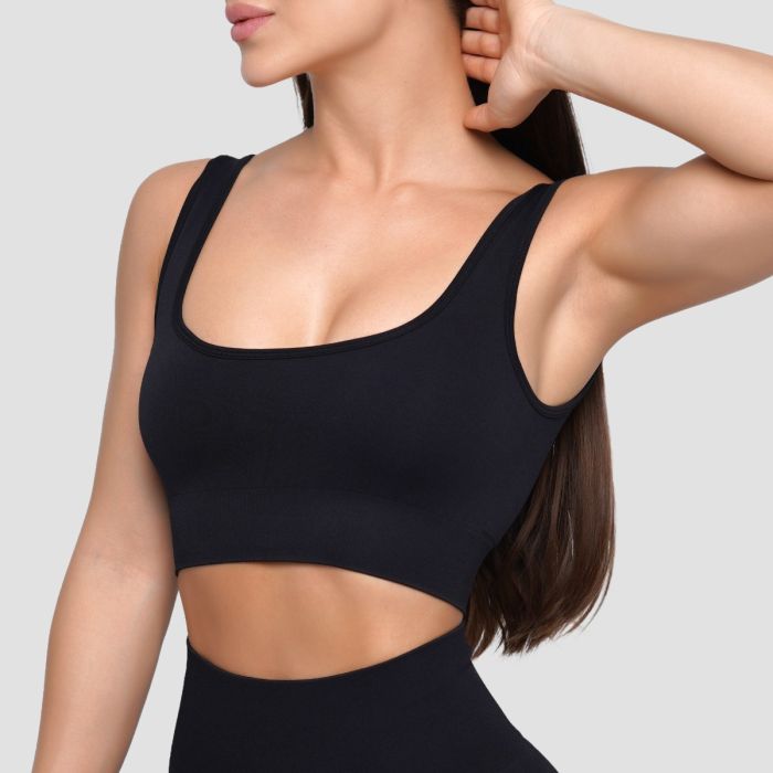Lift Seamless Sports Bra Black - GymBeam S