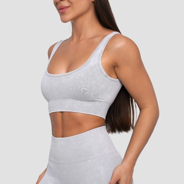 Lift Seamless Sports Bra Grey - GymBeam S