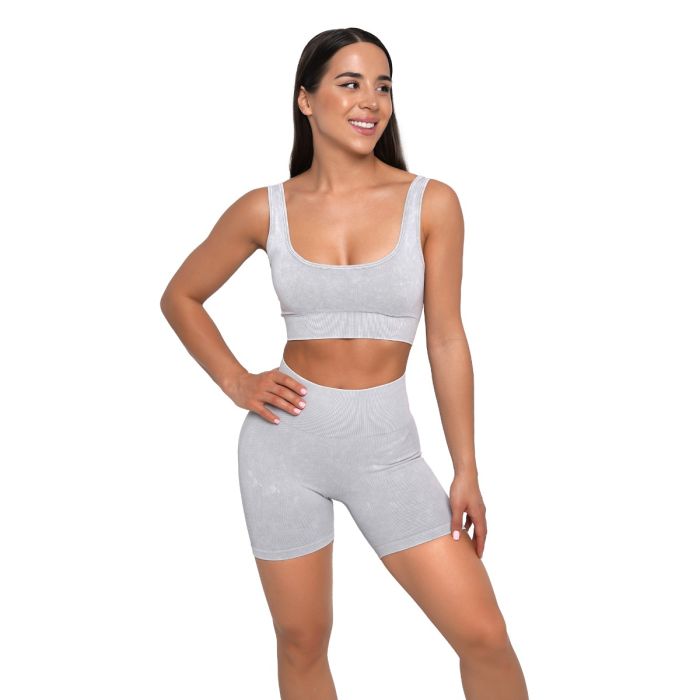 Lift Seamless Sports Bra Grey - GymBeam S
