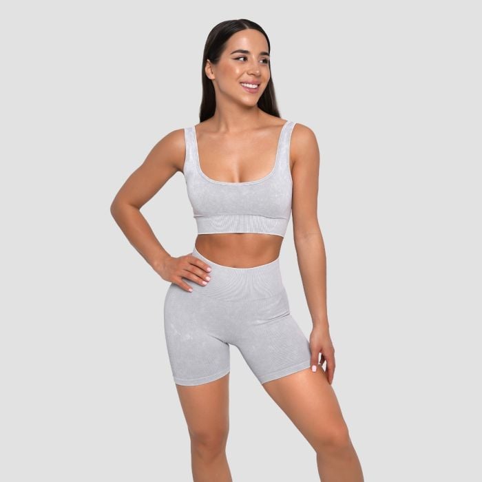 Lift Seamless Sports Bra Grey - GymBeam S