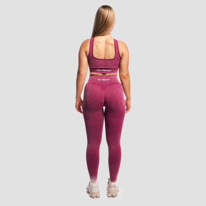 Lift Seamless Sports Bra Plum - GymBeam S