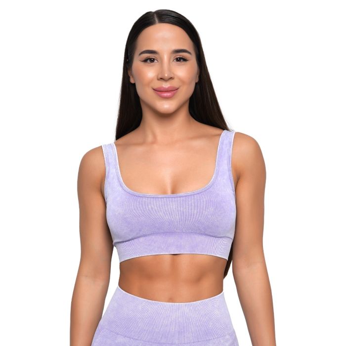 Lift Seamless Sports Bra Violet - GymBeam S