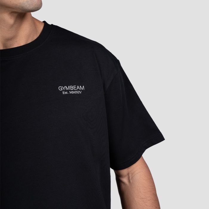 Lifting Heavy T-shirt Black - GymBeam M