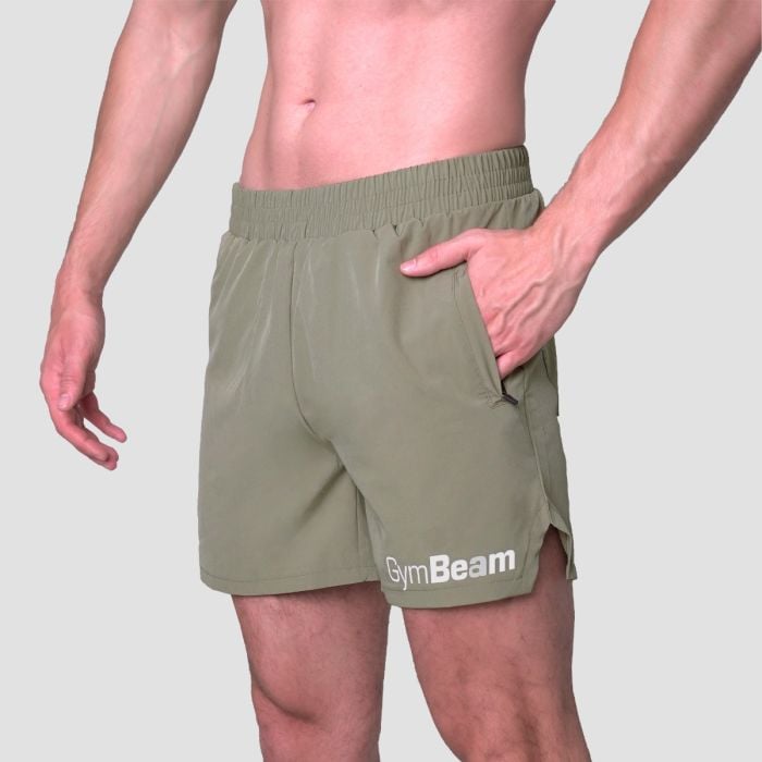 Light Shorts Essence Green - GymBeam M