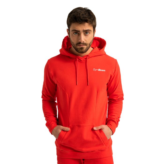 Limitless Hoodie Hot Red  - GymBeam XXXL