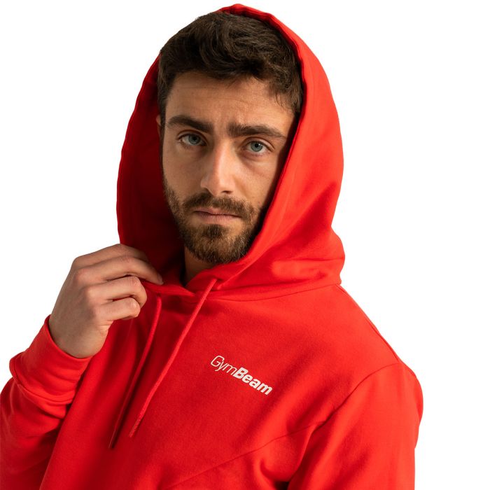 Limitless Hoodie Hot Red  - GymBeam XXXL