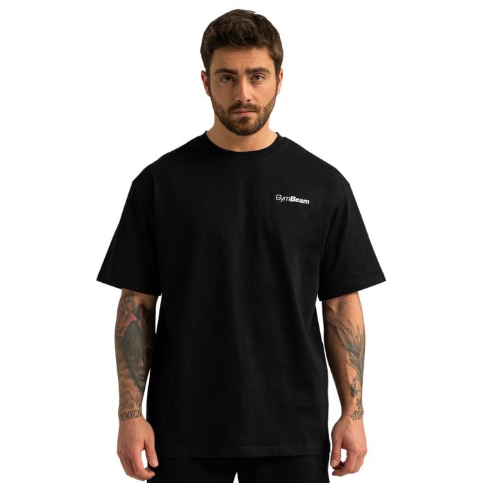 Oversized Limitless T-Shirt Black - GymBeam L