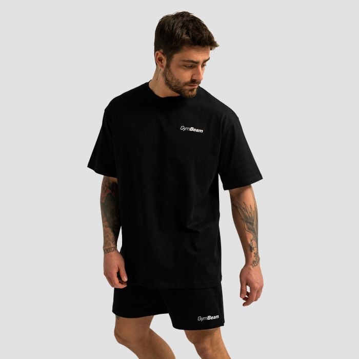 Oversized Limitless T-Shirt Black - GymBeam L