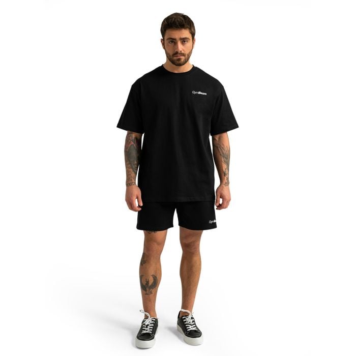 Oversized Limitless T-Shirt Black - GymBeam L