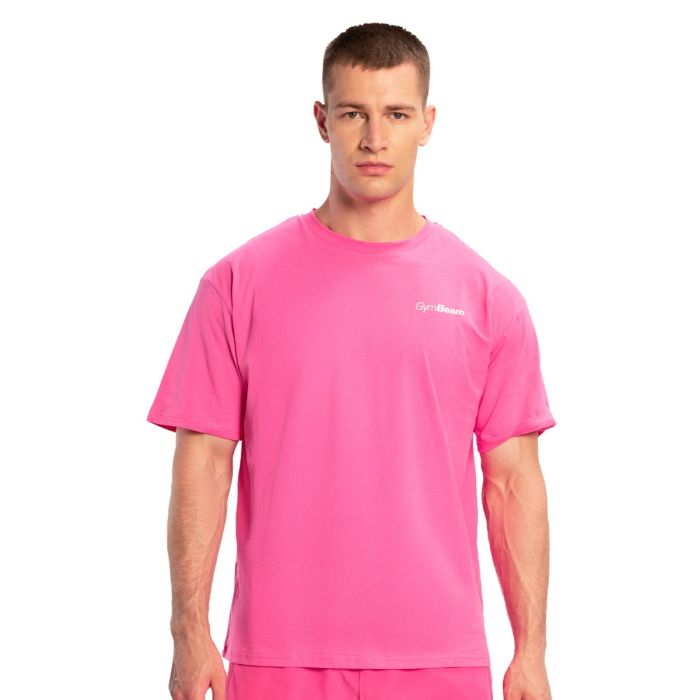 Oversized Limitless T-Shirt Dragonfruit - GymBeam XL