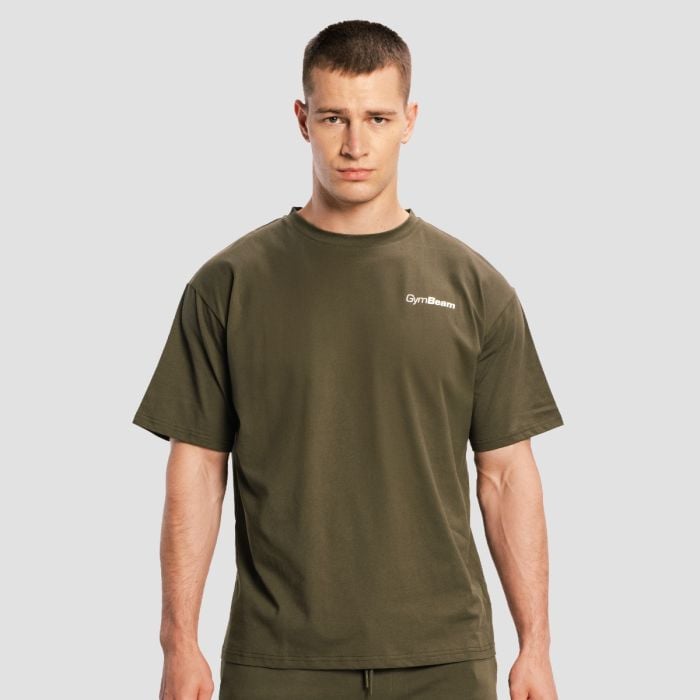Oversized Limitless T-Shirt Espresso - GymBeam XXL