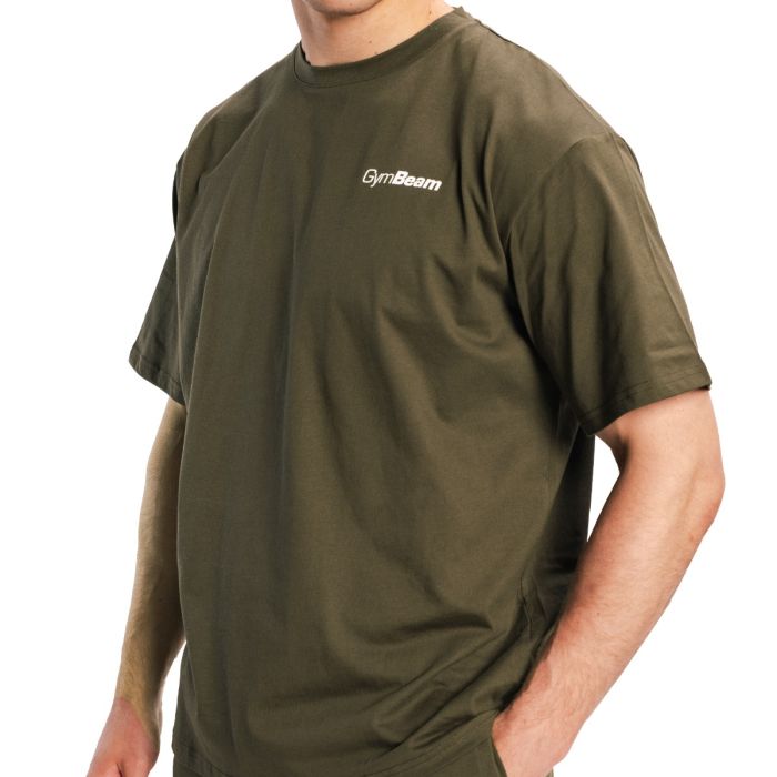 Oversized Limitless T-Shirt Espresso - GymBeam XXL