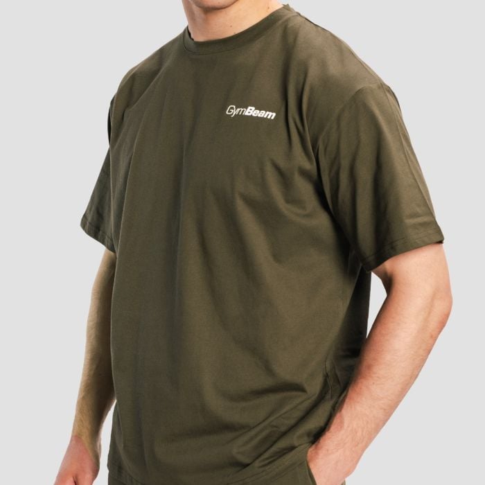 Oversized Limitless T-Shirt Espresso - GymBeam XXL