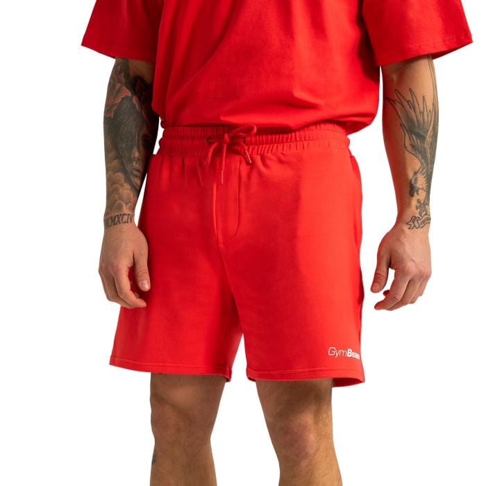 Limitless Shorts Hot Red - GymBeam XXXL