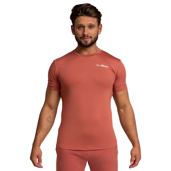 Ανδρικό Limitless Sports T-Shirt Cinnamon - GymBeam XXXL