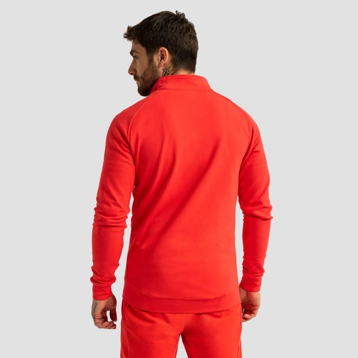 Φούτερ Limitless Zipper  Hot Red- GymBeam XXL