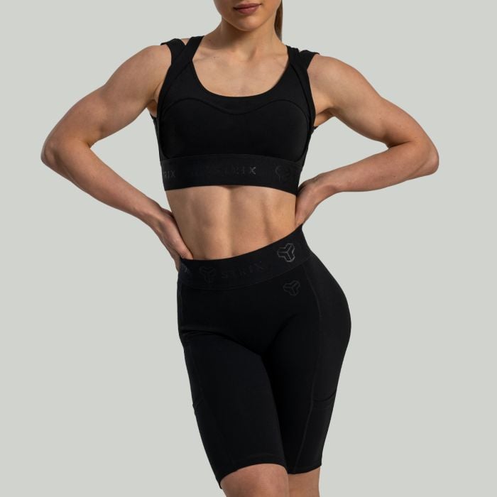 Lunar Biker Shorts Black - STRIX S