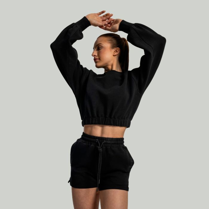 Γυναικείο Lunar Cropped Jumper Black - STRIX XL