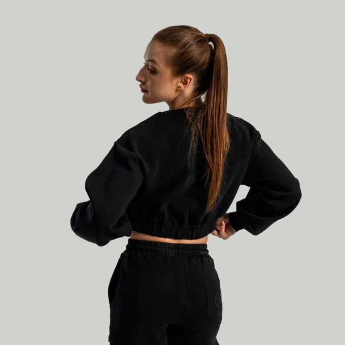 Γυναικείο Lunar Cropped Jumper Black - STRIX XL