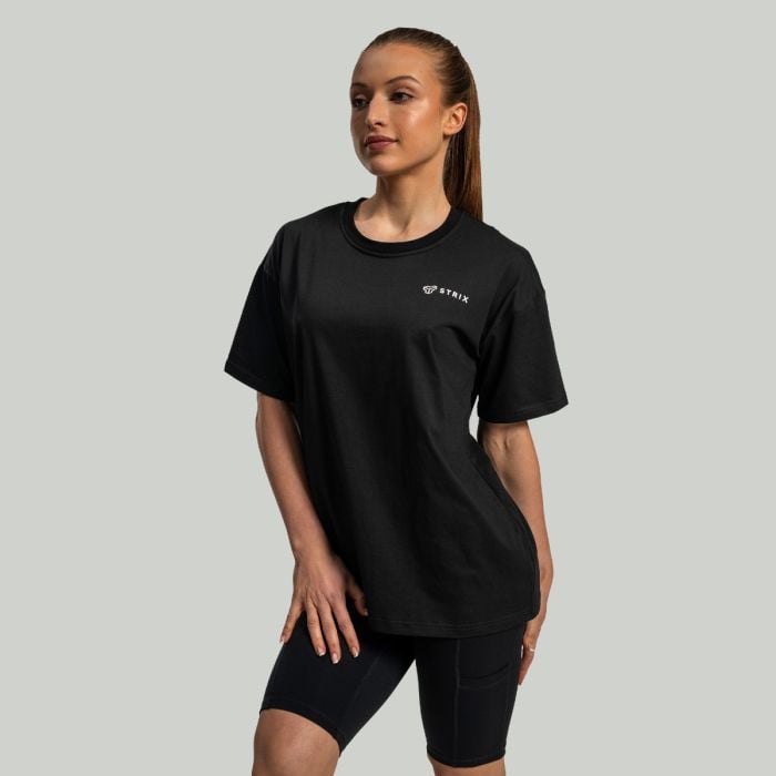 Γυναικείο Lunar Oversized Tee Black - STRIX M