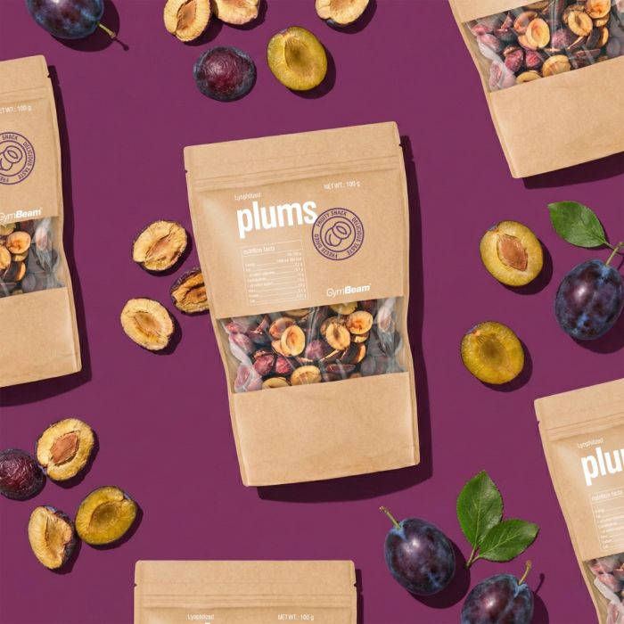 Lyophilised Plums - GymBeam 100 g