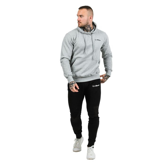 Ανδρικό Φούτερ Athlete Grey Black - GymBeam XL