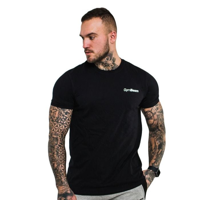 Ανδρικό Basic T-shirt Black - GymBeam L